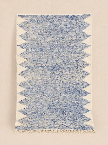 Kelim tapijt blauw