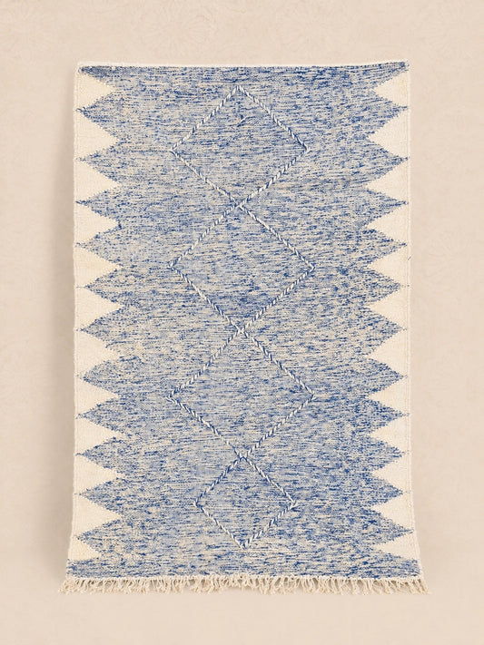 Kelim tapijt blauw