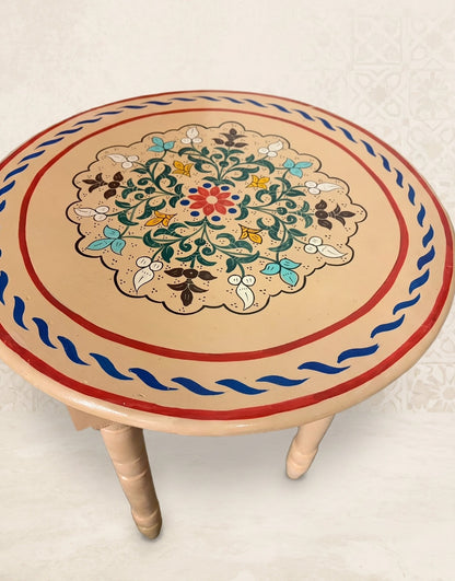 Ronde prachtige bijzet tafel