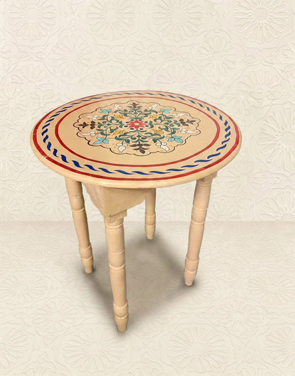 Ronde prachtige bijzet tafel