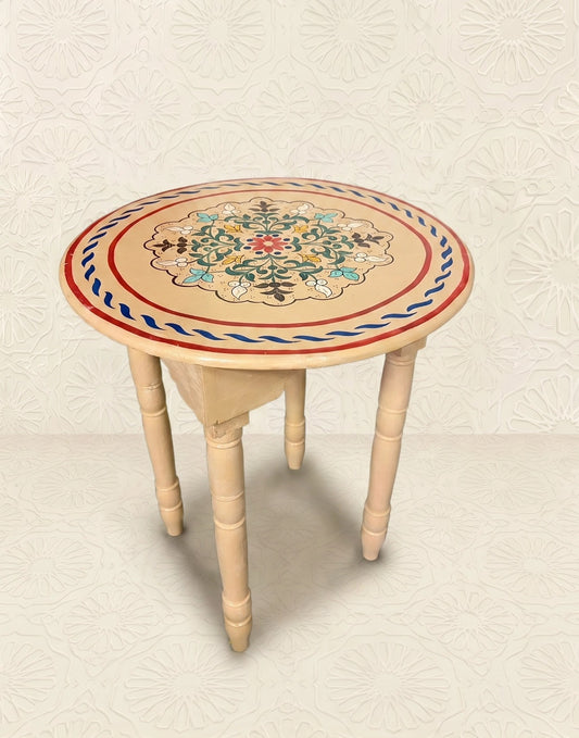 Ronde prachtige bijzet tafel